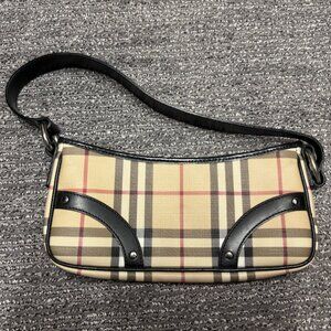 Authentic Burberry | Plaid Mini Baguette | Crossbody Bag